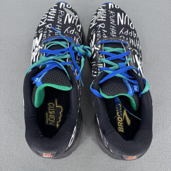 Brooks Adrenaline 20 Running‎ Shoes Mens Size 10 Run Happy Black 1103071D090 main image 8